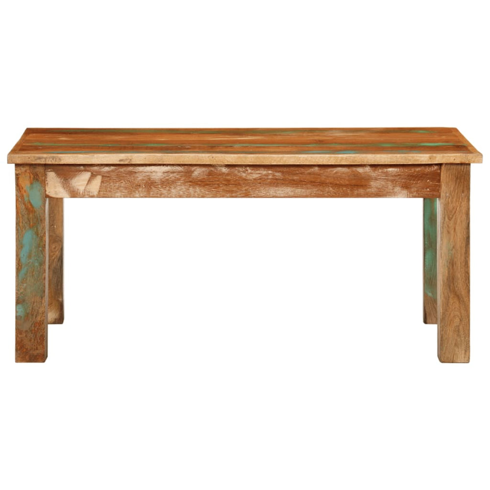 vidaXL Table basse 100x55x45 cm Bois de récupération massif