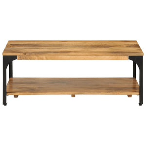 Couchtisch Mango Massivholz mit Ablage