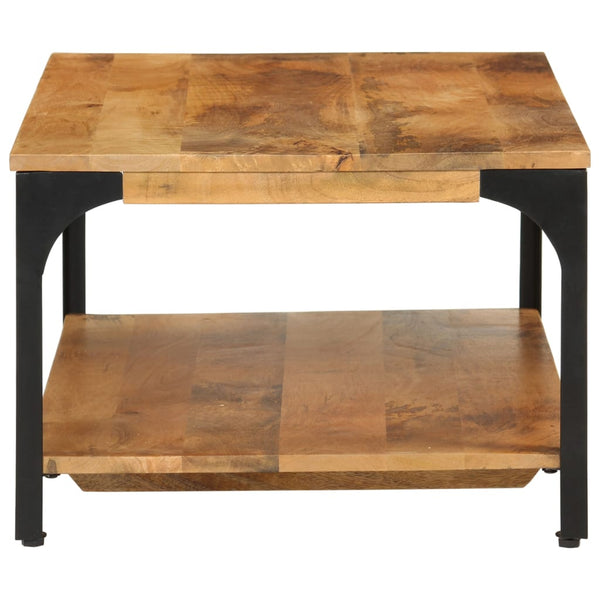 Couchtisch Mango Massivholz mit Ablage