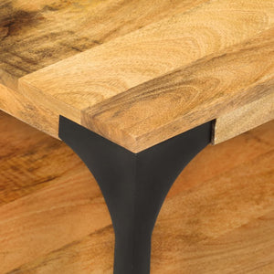 Couchtisch Mango Massivholz mit Ablage