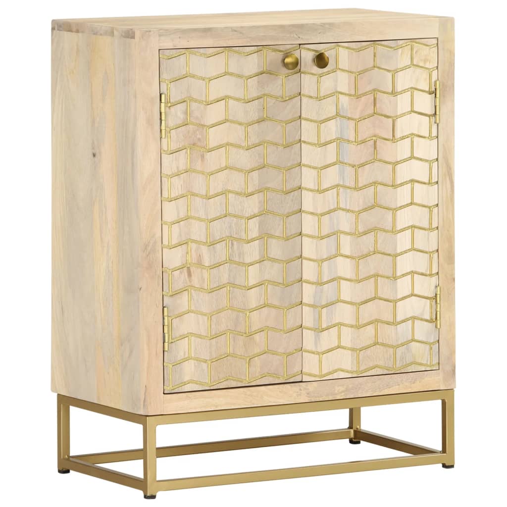 Massivholz Mango Sideboard 55x30x70 cm