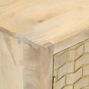 Massivholz Mango Sideboard 55x30x70 cm