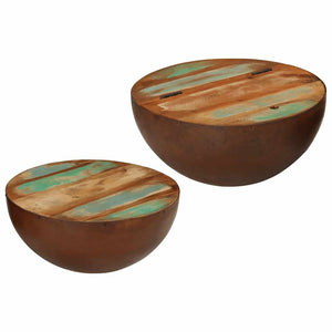 Couchtische 2er Set Altholz Massiv