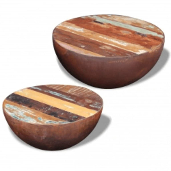 Couchtische 2er Set Altholz Massiv