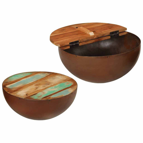 Couchtische 2er Set Altholz Massiv