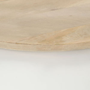 Weißer Couchtisch Mango Massivholz 51x51 cm