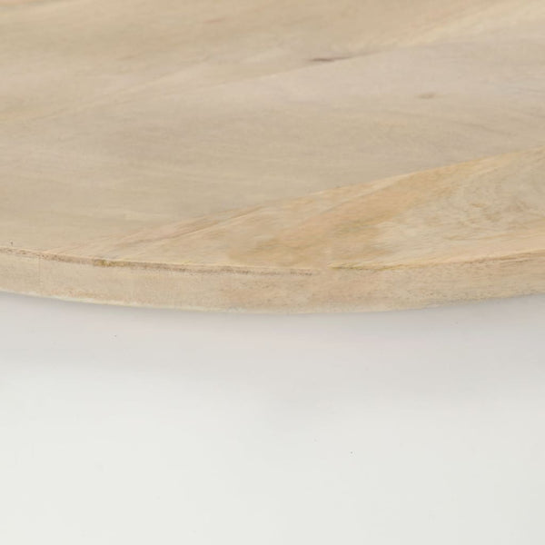 Weißer Couchtisch Mango Massivholz 51x51 cm