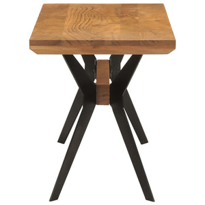Esszimmerbank Akazie Massivholz & Stahl 110 cm