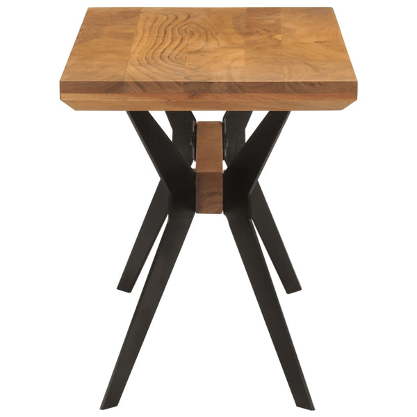 Esszimmerbank Akazie Massivholz & Stahl 110 cm