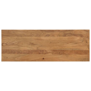 Esszimmerbank Akazie Massivholz & Stahl 110 cm
