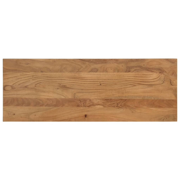 Esszimmerbank Akazie Massivholz & Stahl 110 cm