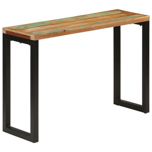 vidaXL Console 110x35x75 cm Bois de récupération massif