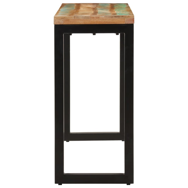 vidaXL Console 110x35x75 cm Bois de récupération massif