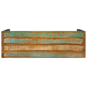 vidaXL Console 110x35x75 cm Bois de récupération massif