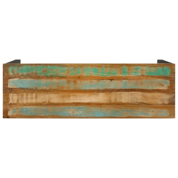 vidaXL Console 110x35x75 cm Bois de récupération massif