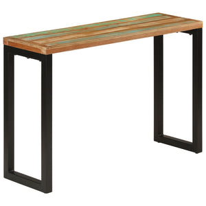 vidaXL Console 110x35x75 cm Bois de récupération massif
