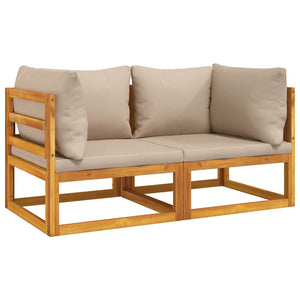 Modulare Ecksofas 2er Set mit Kissen