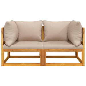 Modulare Ecksofas 2er Set mit Kissen