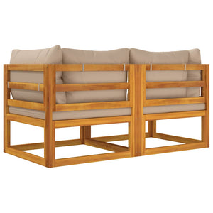 Modulare Ecksofas 2er Set mit Kissen
