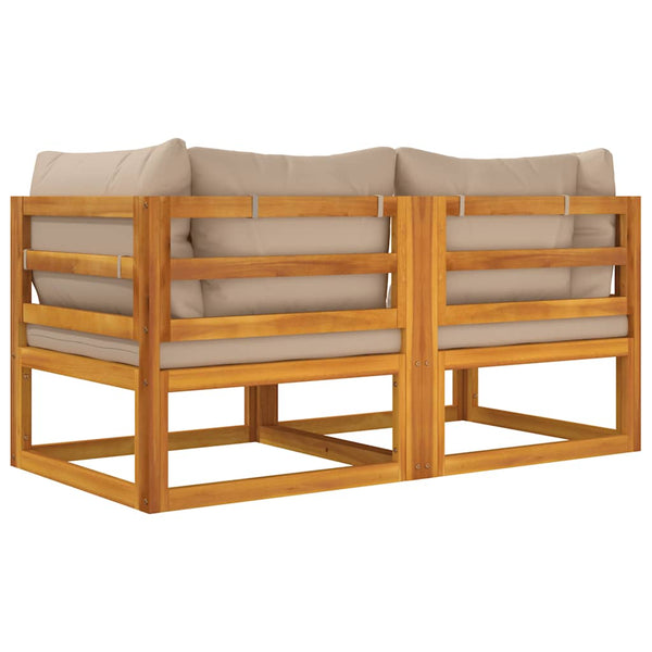 Modulare Ecksofas 2er Set mit Kissen