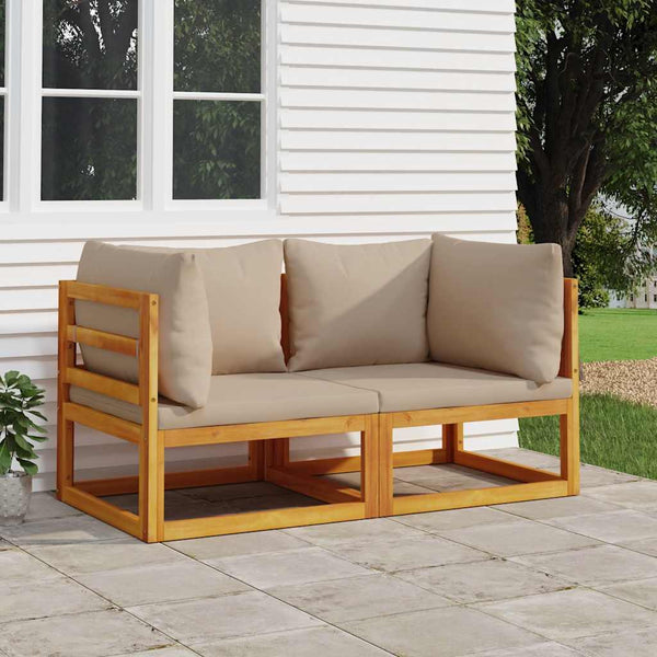 Modulare Ecksofas 2er Set mit Kissen