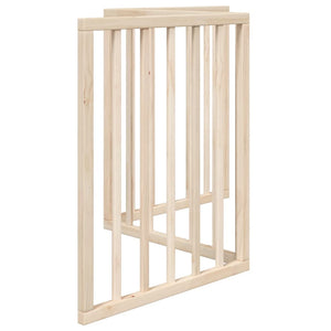 Faltbares Hundegitter, 3 Paneele, 150 cm, Pappelholz