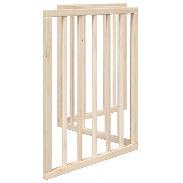 Faltbares Hundegitter, 3 Paneele, 150 cm, Pappelholz