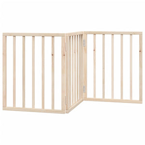 Faltbares Hundegitter, 3 Paneele, 150 cm, Pappelholz