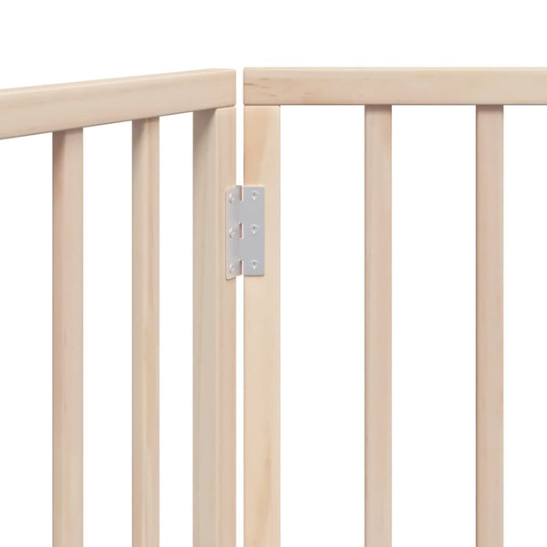 Faltbares Hundegitter, 3 Paneele, 150 cm, Pappelholz
