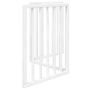 Faltbares Hundetor, 3-teilig, 150 cm, Weiß