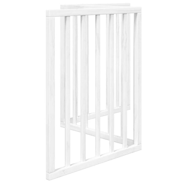 Faltbares Hundetor, 3-teilig, 150 cm, Weiß