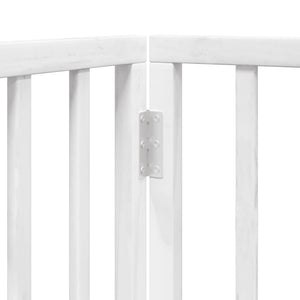 Faltbares Hundetor, 3-teilig, 150 cm, Weiß