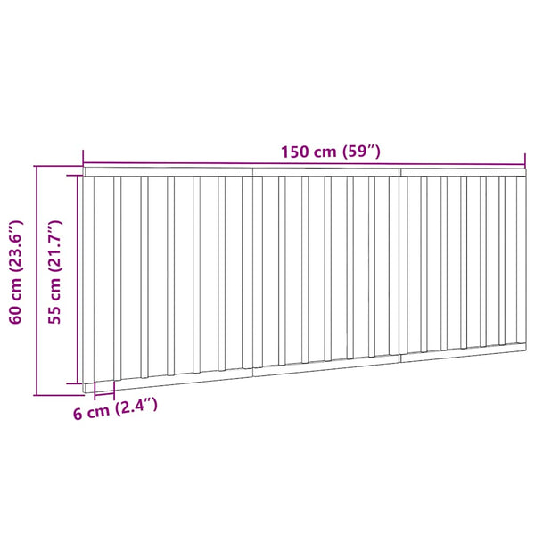 Faltbares Hundetor, 3-teilig, 150 cm, Weiß