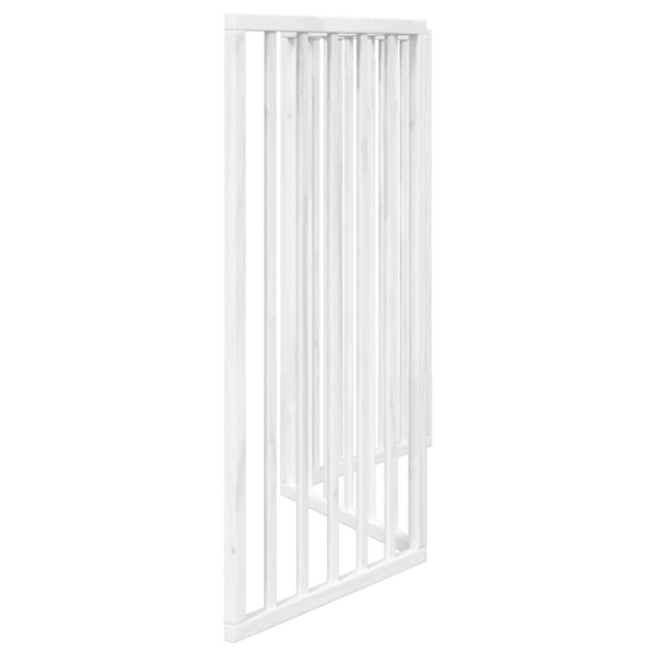 Faltbares Hundegitter, 3 Paneele, Weiß, 150cm