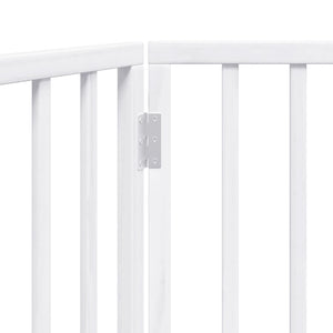 Faltbares Hundegitter, 3 Paneele, Weiß, 150cm