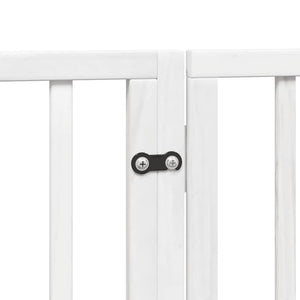 Faltbares Hundegitter mit Tür, 300 cm, Weiß