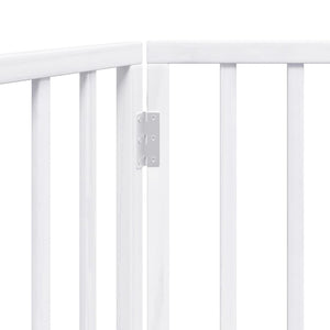 Faltbares Hundegitter, 2 Paneele, Weiß, 160 cm