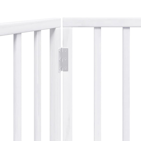 Faltbares Hundegitter, 2 Paneele, Weiß, 160 cm