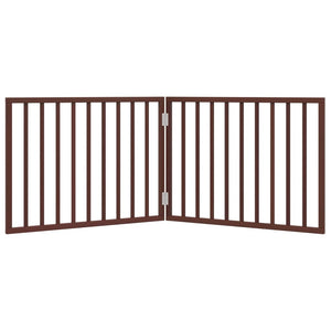Faltbares Hundetor, Braun, 160 cm
