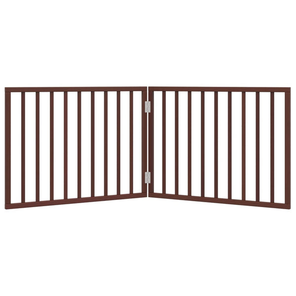 Faltbares Hundetor, Braun, 160 cm