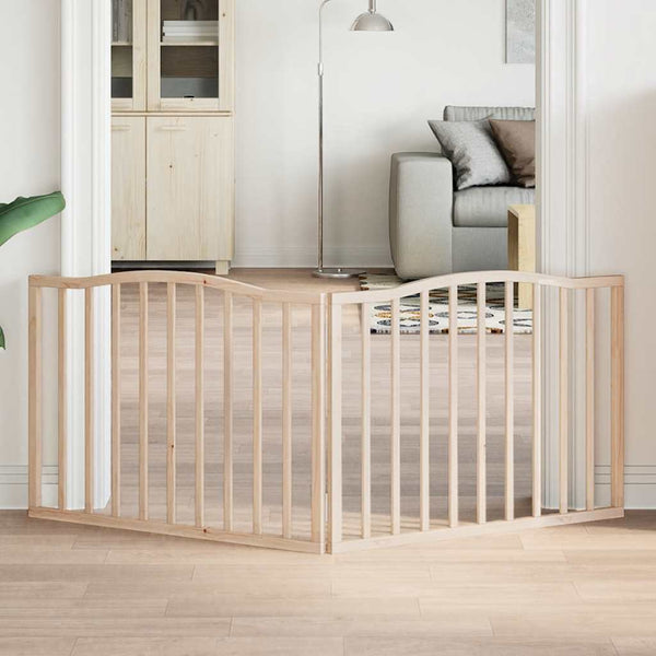 Faltbares Hundetor, 160 cm, Pappelholz
