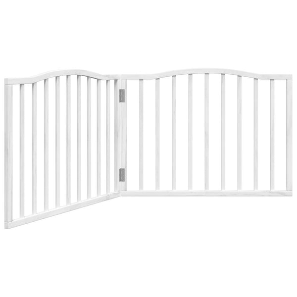Faltbares Hundetor, Weiß, 160 cm