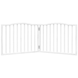 Faltbares Hundetor, Weiß, 160 cm