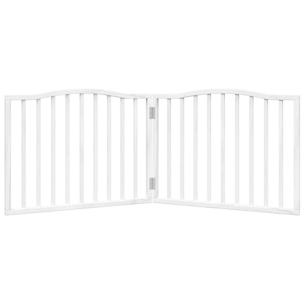 Faltbares Hundetor, Weiß, 160 cm