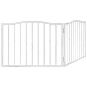 Faltbares Hundetor, Weiß, 160 cm