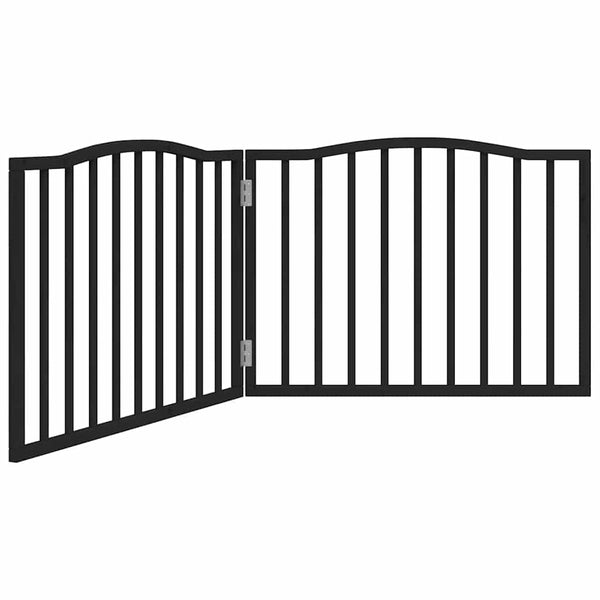 Faltbares Hundetor, Schwarz, 160cm
