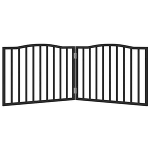 Faltbares Hundetor, Schwarz, 160cm