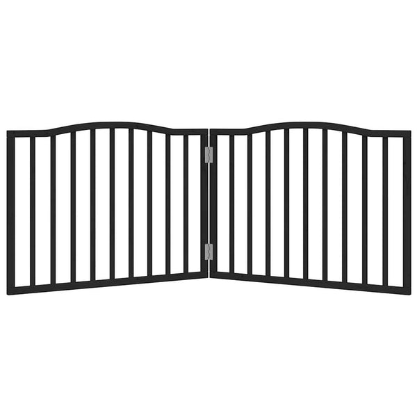 Faltbares Hundetor, Schwarz, 160cm