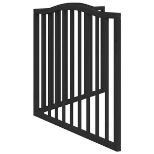 Faltbares Hundetor, Schwarz, 160cm