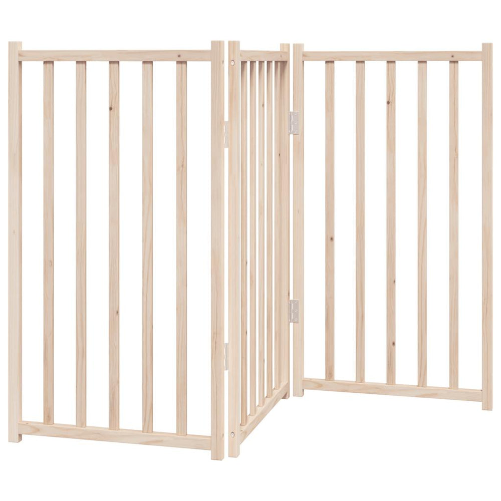 Faltbares Hundegitter, 3 Paneele, 150cm, Tannenholz